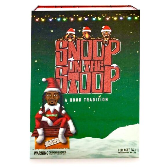 Snoop on a Stoop 2023, Snoop elf on a Shelf, Elf Doll, Box Toy 12" Figurine Elf - Picture 7 of 12